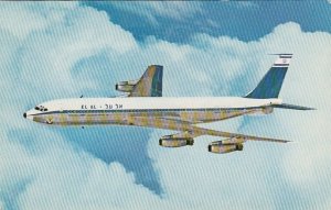 Postcard Boeing 707 El Al Israel Airlines