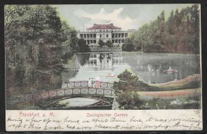 Zoological Garden, Frankfurt A. M., Germany, 1907 Postcard, Used