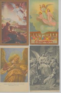Group of 11 angels some Christmas Easter musical instruments antique pc (Z6622)