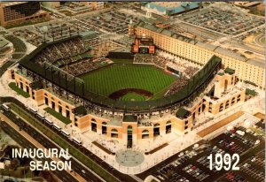 Baltimore MD Maryland ORIOLE PARK~CAMDEN YARDS New Baseball Stadium 4X6 Postcard