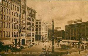 WA, Seattle, Washington, Pioneer Square, Edward H. Mitchell 1073