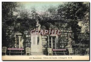 Old Postcard Suresnes Chateau des Landes L Orangerie