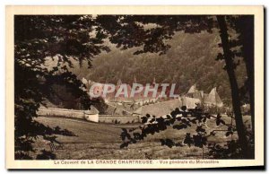 Old Postcard Dauphine Grande Chartreuse monastery of Vue Generale