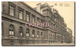 Postcard Old Ghent University