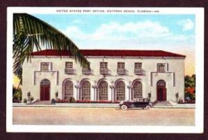 FL US Post Office DAYTONA BEACH FLORIDA Old view PC