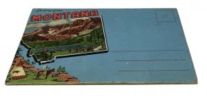 Greetings from Montana Souvenir Photo Postcard Book