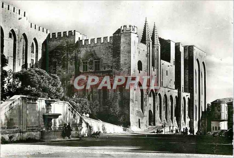 'Postcard Modern Avignon (Vaucluse) The Popes'' Palace Facade Clement VI'