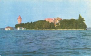 1000 Islands New York  Calumet Island Opposite Clayton Chrome Postcard