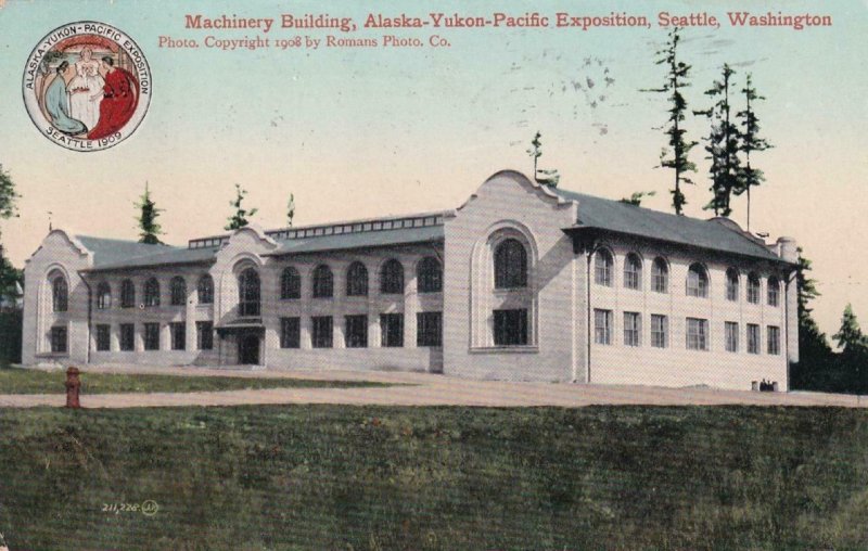 1909, Alaska-Yukon-Pacific Expo: Machinery Building, Used (PC707)