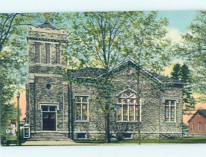 Pre-1980 CHURCH SCENE Homer - Near Cortland New York NY AD0720@