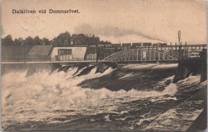 Sweden Dalälven vid Domnarvet Dalalven Vintage Postcard C212