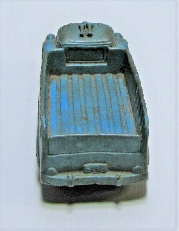 Vintage Auburn Rubber Co. Blue Cargo Toy Truck No. 508