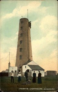 Leasowe Lighthouse Cheshire UK c1910 Card/Postcard BLANK BACKSIDE