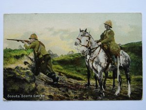 Scotland Military THE SCOTS GREY - SCOUTS c1908 by Millar & Lang