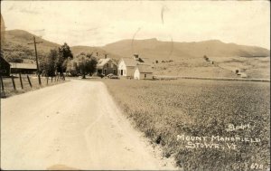STOWE VERMONT VT Mount Mansfieldd FARM PANORAMA Vintage RPPC