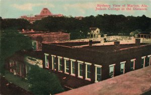 C.1907-15 Birdseye View of Marion, Ala. Judson College in the Distance Postcard