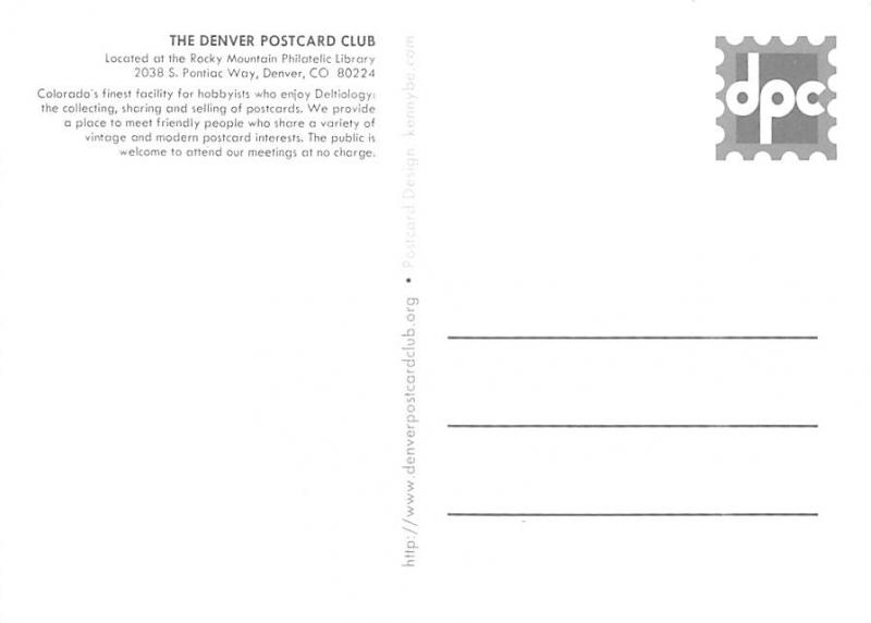 Postcard Club Building - Colorado