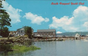 America Postcard - South Freeport Yacht Club, Maine RS38594