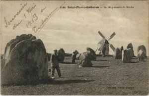 CPA St-PIERRE QUIBERON-Les Alignements du Moulin (27475)