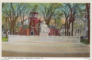 BARRE , Vermont , 1930-40s ; Soldier's & Sailor's Monument