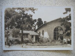 CARMEL, CA ~ 1930s real photo THE LIBRARY