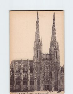 Postcard La Cathédrale St André Bordeaux France
