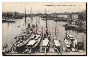 Old Postcard View Generale Marseille Vieux Port