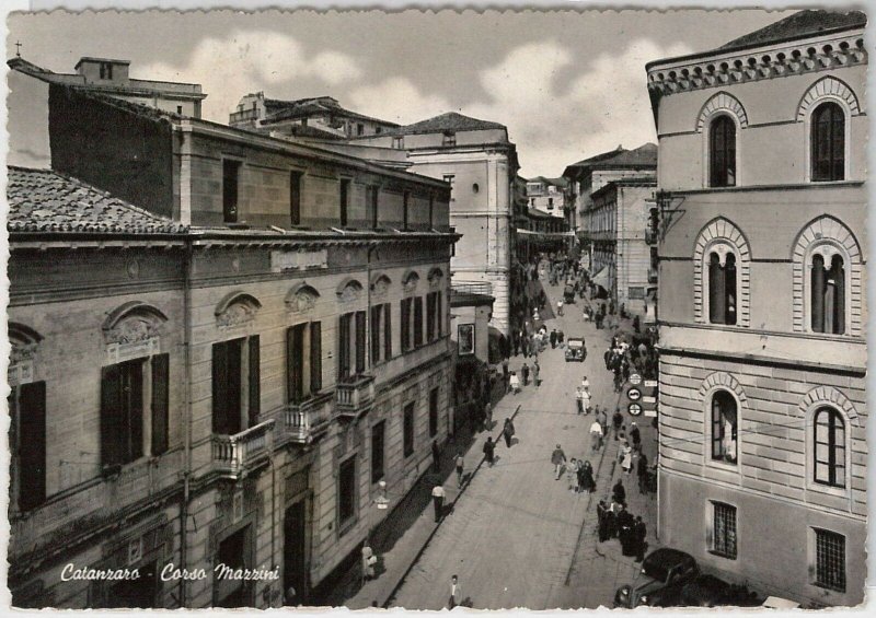 44370 vintage postcard - CATANZARO City - CORSO MAZZINI 1959-