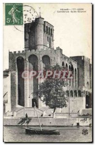 Postcard Old AGDE Cathedrale Saint Etienne