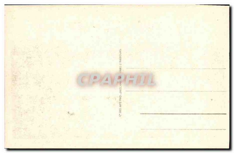 Old Postcard Dol de Bretagne House Plaids