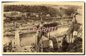 Old Postcard Dinant Panorama