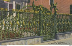 NEW ORLEANS, Louisiana, 1930-40s; The Corn Fence, 915 Royal Street