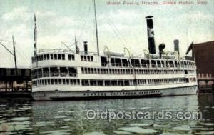 Boston Floating Hospital, Boston Harbor, Mass, USA Unused 