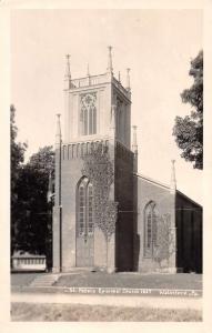 Waterford Pennsylvania St Peters Church Real Photo Antique Postcard J66828