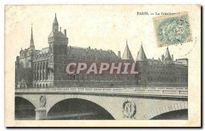 Old Postcard Paris La Conciergerie