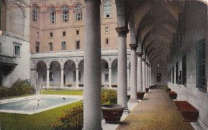 Massachusetts Boston Public Library Courtyard