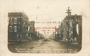 IL, Centralia, Illinois, RPPC, S Locust Street, Egyptian Hustlers Meet, Photo