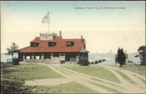 Pocasset Cape Cod MA Beverly Yacht Club c1910 Postcard