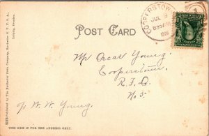 Postcard NY Richfield Springs Bird's Eye View