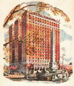 c.1940's Hotel Statler Buffalo Delaware Ave New York Postcard 2T7-100