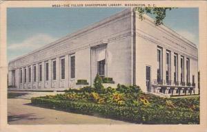 The Folger Shakespeare Library Washington D C 1939