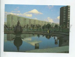 469946 USSR 1988 year Belarus Novopolotsk downtown postcard