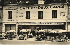 CPA MONTEREAU CafÃ©-Hotel des Deux Gares (19793)