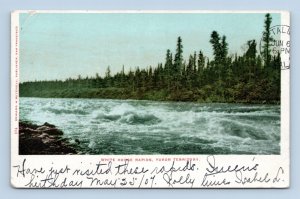 White River Rapids Yukon Territory Canada 1907 UDB Postcard P14