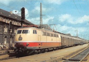 Germany Electric High Speed Locomotive Bundesbahn 1968 Nuernberg postcard