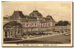 Brussels Old Postcard King's Palace