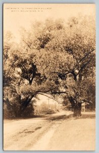 RPPC  Franconia Village   White Mountains  New Hampshire    Postcard