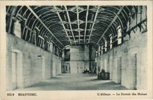 CPM Brantome- L'Abbaye ,Le Dortoir des Moines FRANCE (1073114)