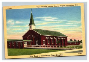 Vintage 1940's Postcard Fletcher General Hospital WW2 POW Camp Cambridge Ohio