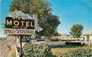 1950s CORTEZ COLORADO Neon Sign UTE Mountain Hotel Navajo postcard 2925